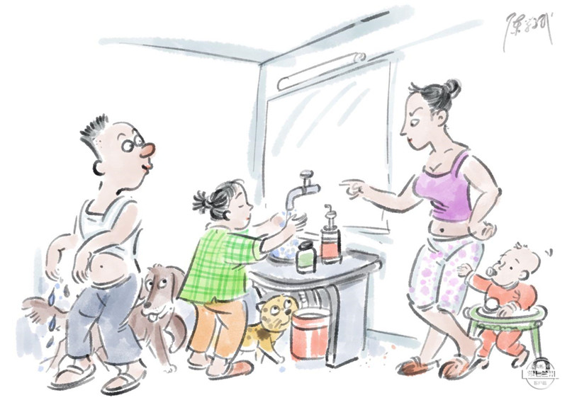 【战疫镜头】居家隔离,漫画带你宅出正能量