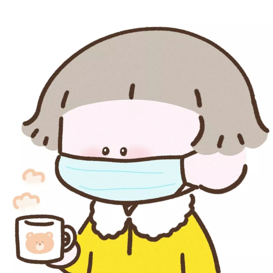 口罩头像武汉加油一切都会好的