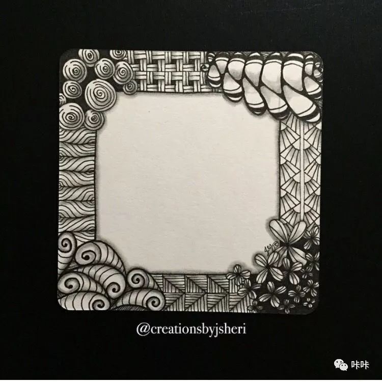 每天一张禅绕图谱,定期小知识投放自学禅绕画的小助手