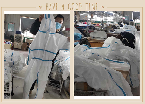 服装厂一夜之间变防护服加工厂全厂女工紧急复工只为新产品
