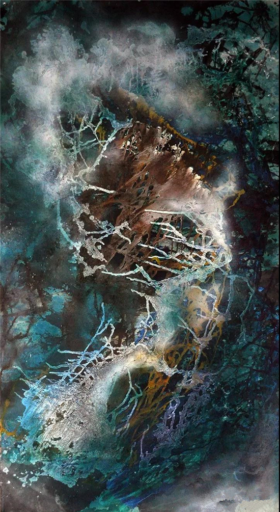 郑忠--抽象水墨世界作品赏析