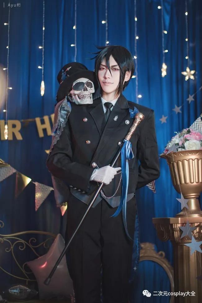 《黑执事》塞巴斯蒂安,夏尔cos颜值美如画,怎么看都看不腻