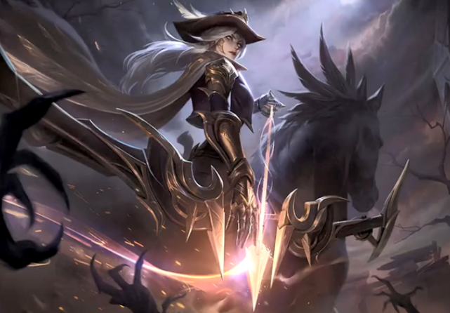 原创lol:腥红之月蛮王特效太过?和西部魔影艾希一样吃了特效的亏