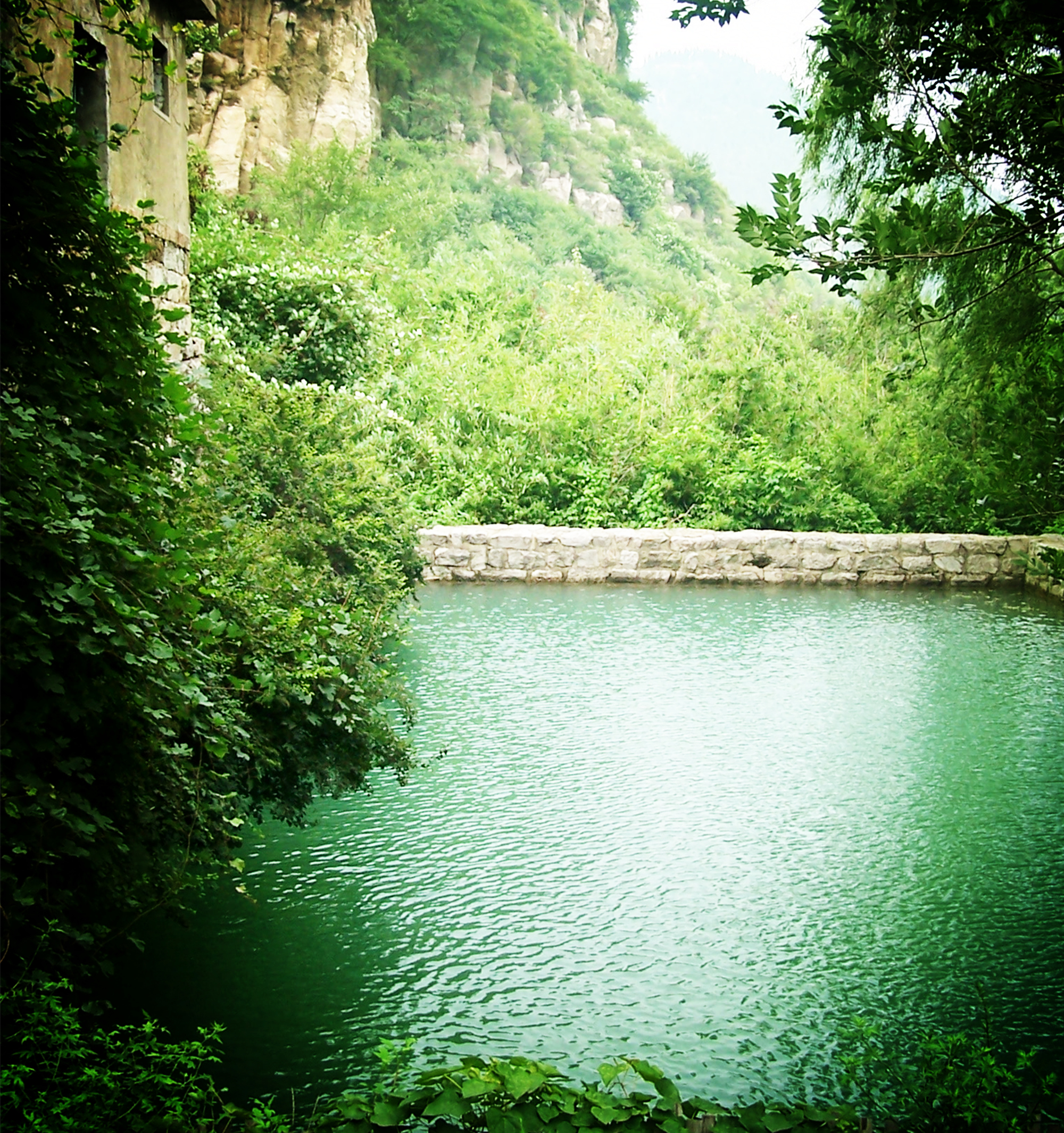 章丘三王峪山水风景园图片