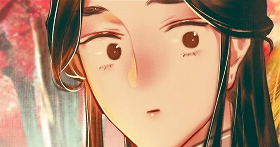 天官赐福漫画,上元佳节花花终于"有头有脸",还戴着耳坠?
