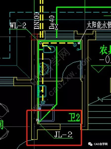 給排水專業cad識圖實例講解內含其他專業