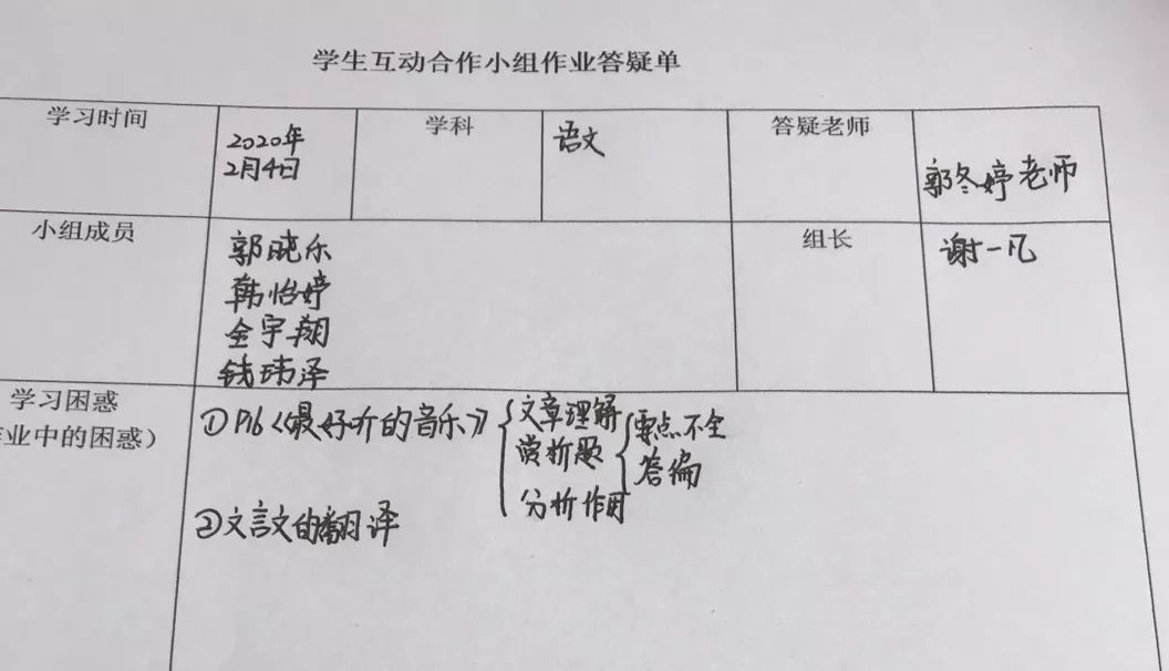 围观致远停课不停学我们在行动七年级线上小组合作学习新模式