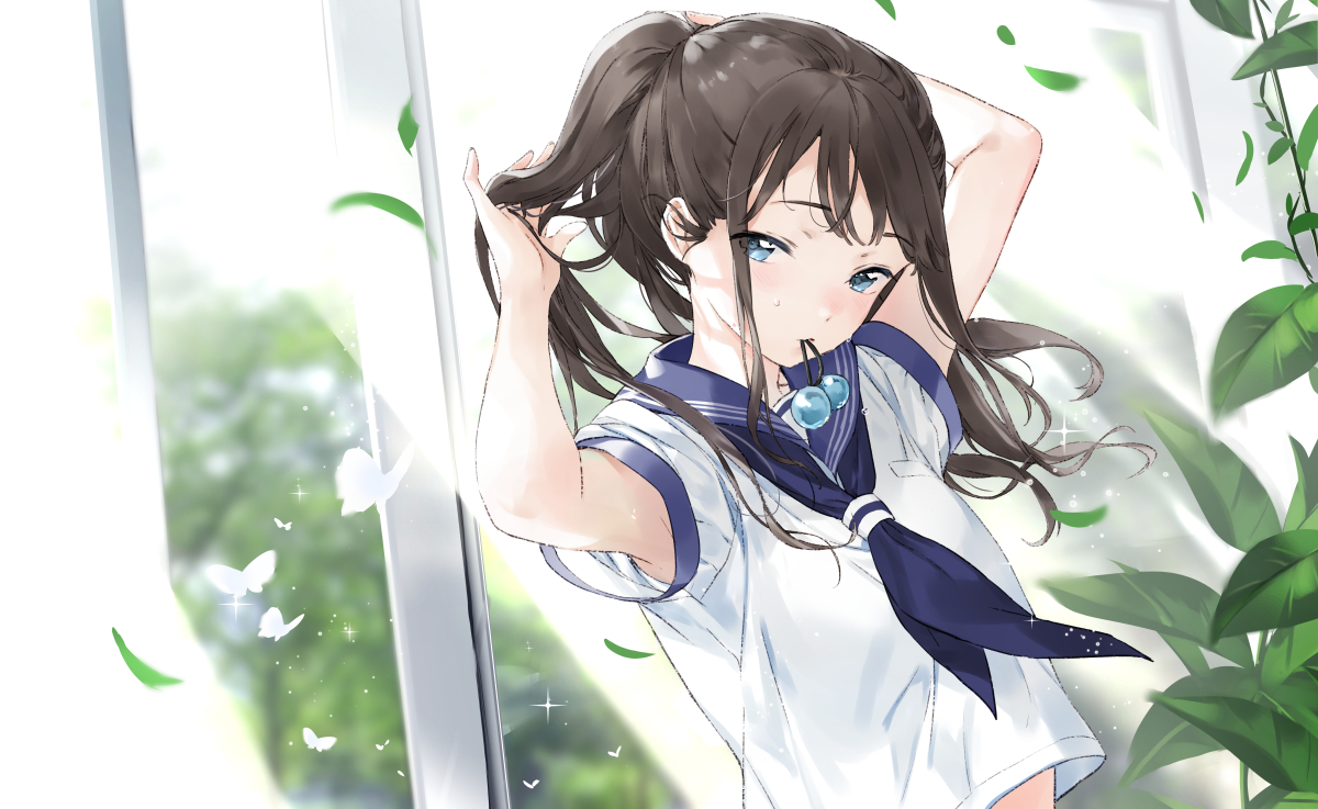 p站画师水手服美少女你喜欢吗日本画师まきあっと的作品