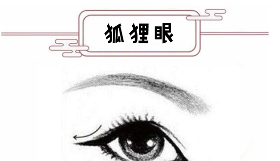 狐狸眼面相上,一个人的眼睛是狐狸眼,也就是典型的狐媚相.