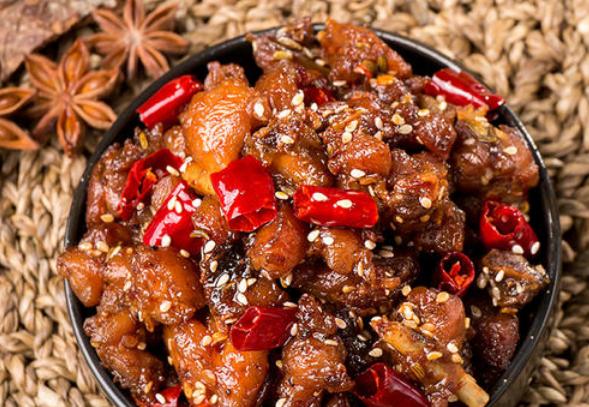 超级下饭菜——麻辣兔丁,营养美味干香十足,大人小孩都爱吃