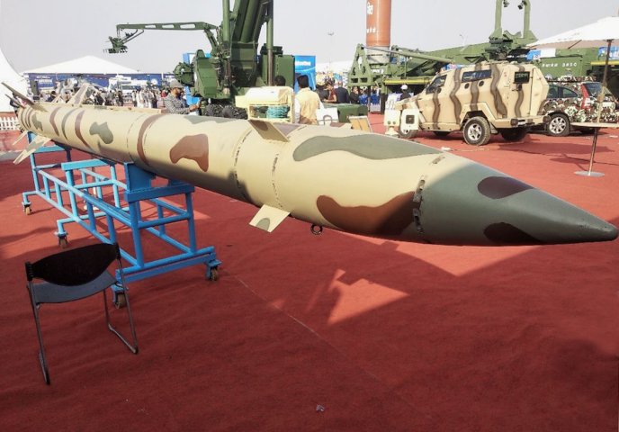 "普拉哈尔"短程地对地弹道导弹在2月5日至9日在勒克瑙举行的defexpo