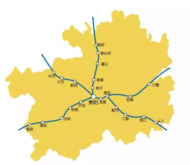 全国各省高铁线路图2020未含直辖市和港澳台