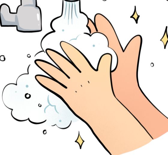 洗__手____歌____第一步掌心掌心搓一搓____第二步手心手背蹭一蹭