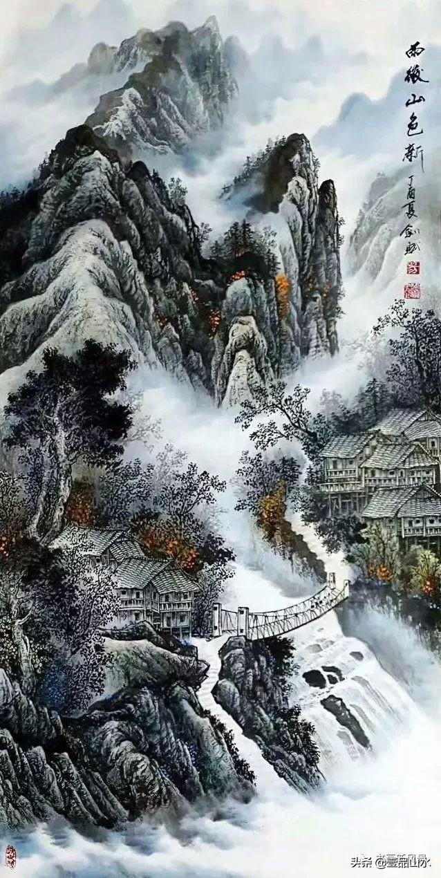 易剑赋丨写意山水画欣赏