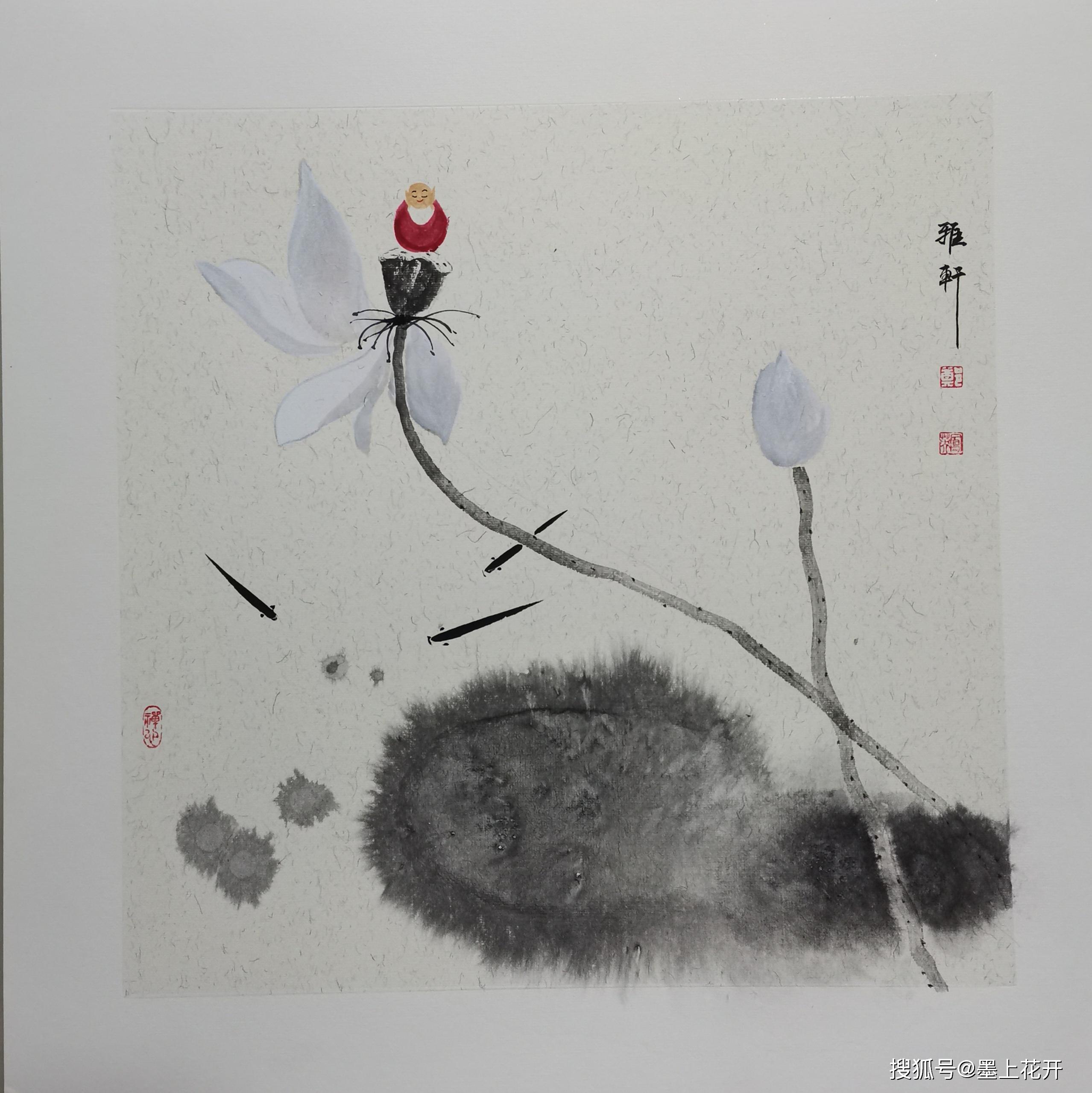 中原美人鱼画家郑凤英禅意作品选刊一