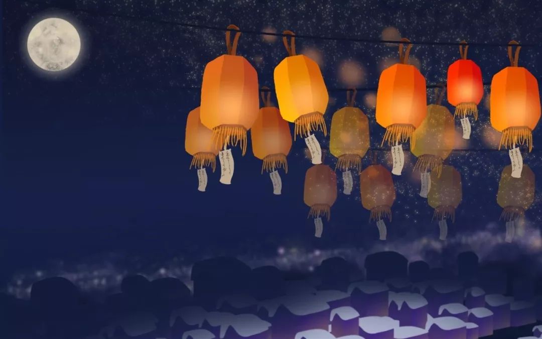 菩恬湖居城市虽空万家灯火盼平安
