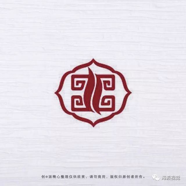 现代设计师的仿中国古风元素logo图标设计作品集