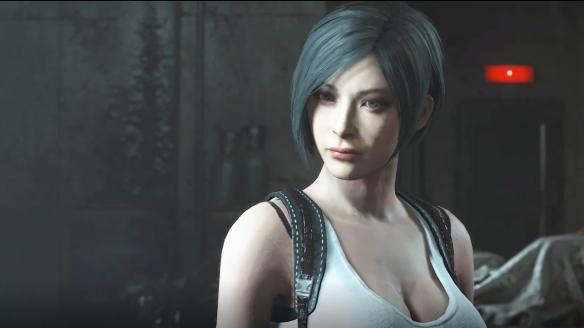 生化危机2重制版蒂法版艾达演示白上衣撑爆了