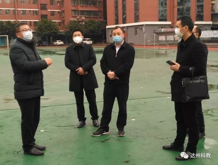 防控疫情教育在行动陈军到宣汉督查学校疫情防控工作