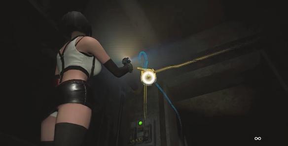 生化危机2重制版蒂法版艾达演示白上衣撑爆了