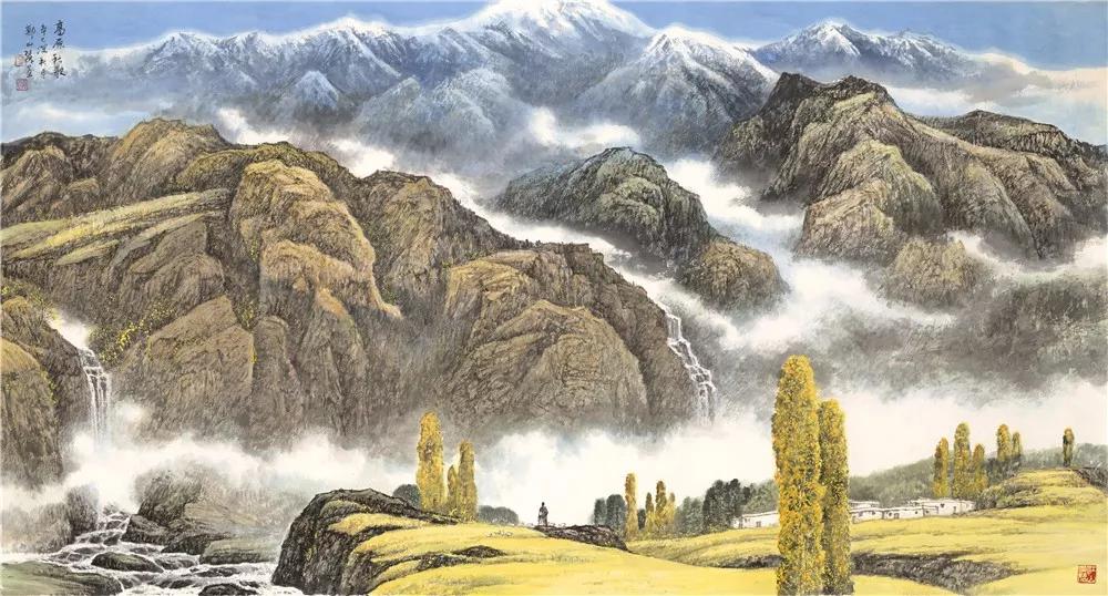 郑山麓国画作品欣赏