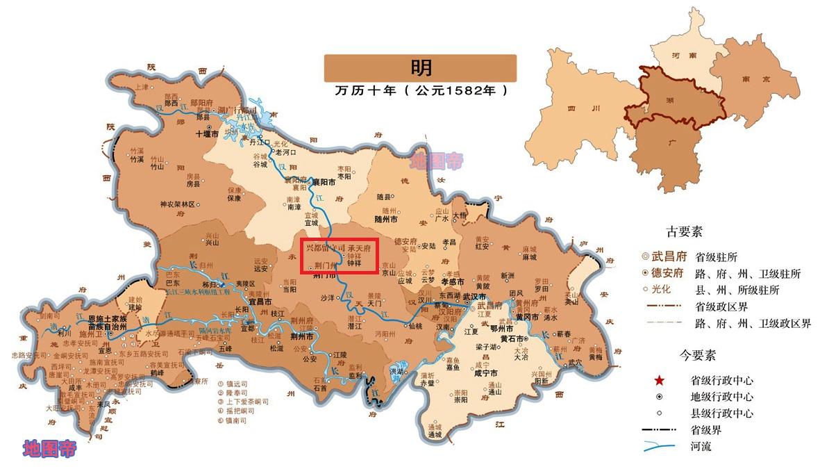 湖北钟祥在明朝时为何地位那么高还有座皇陵