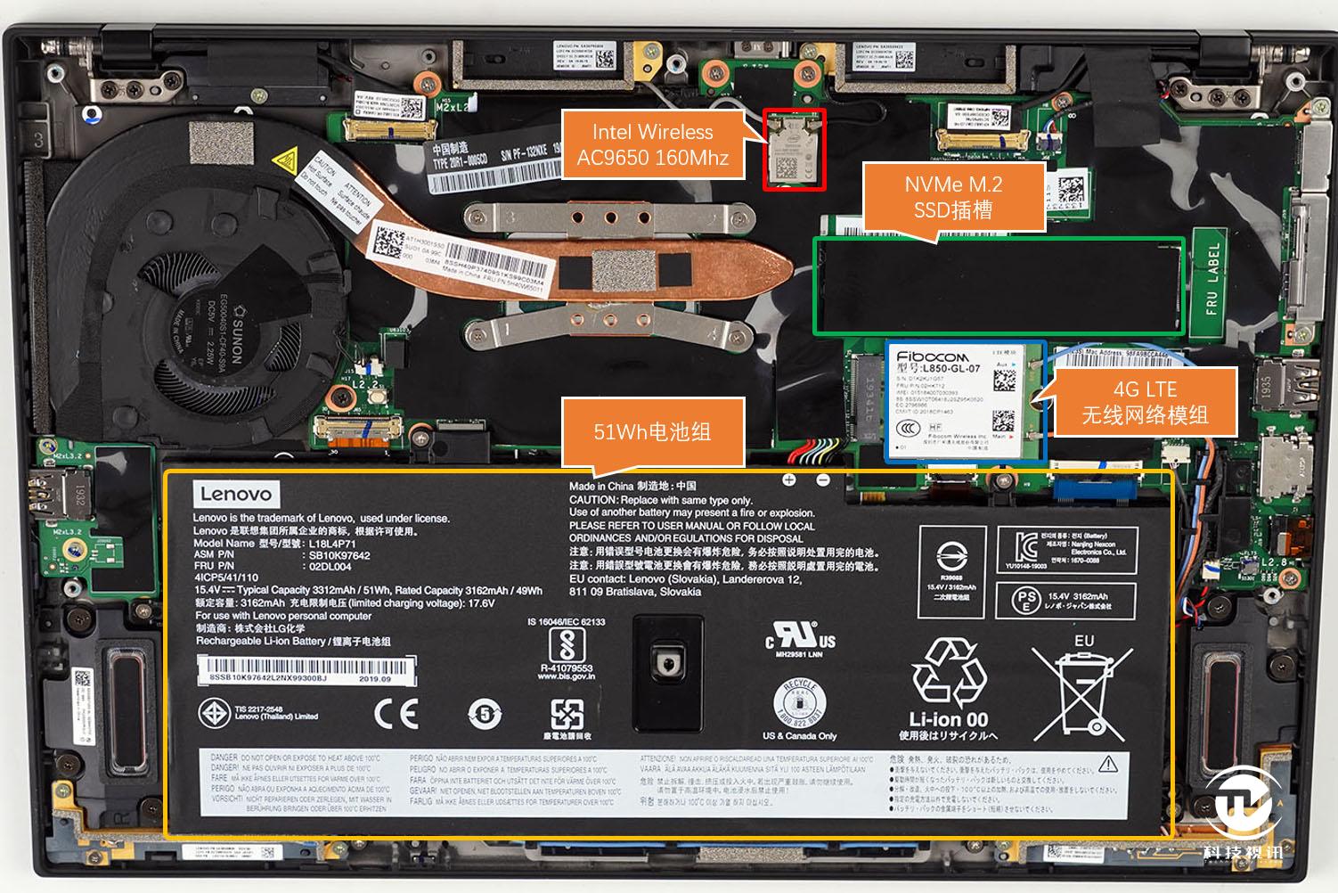 联想x1carbon2013拆机图片