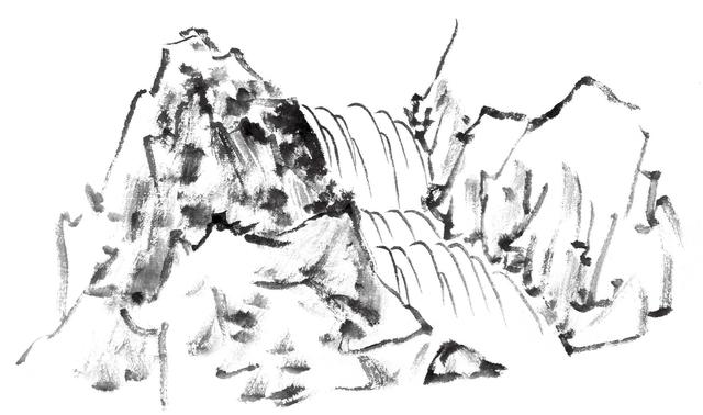 国画知识水的基础画法分步骤图解示范0基础也能学会