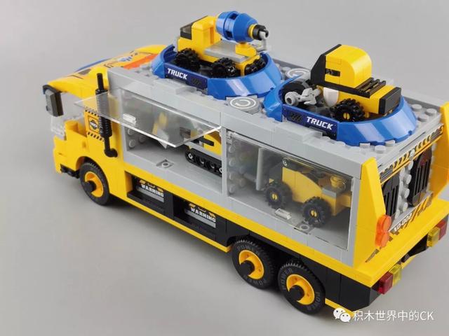 潘洛斯积木659001积木收纳变形车工程系列