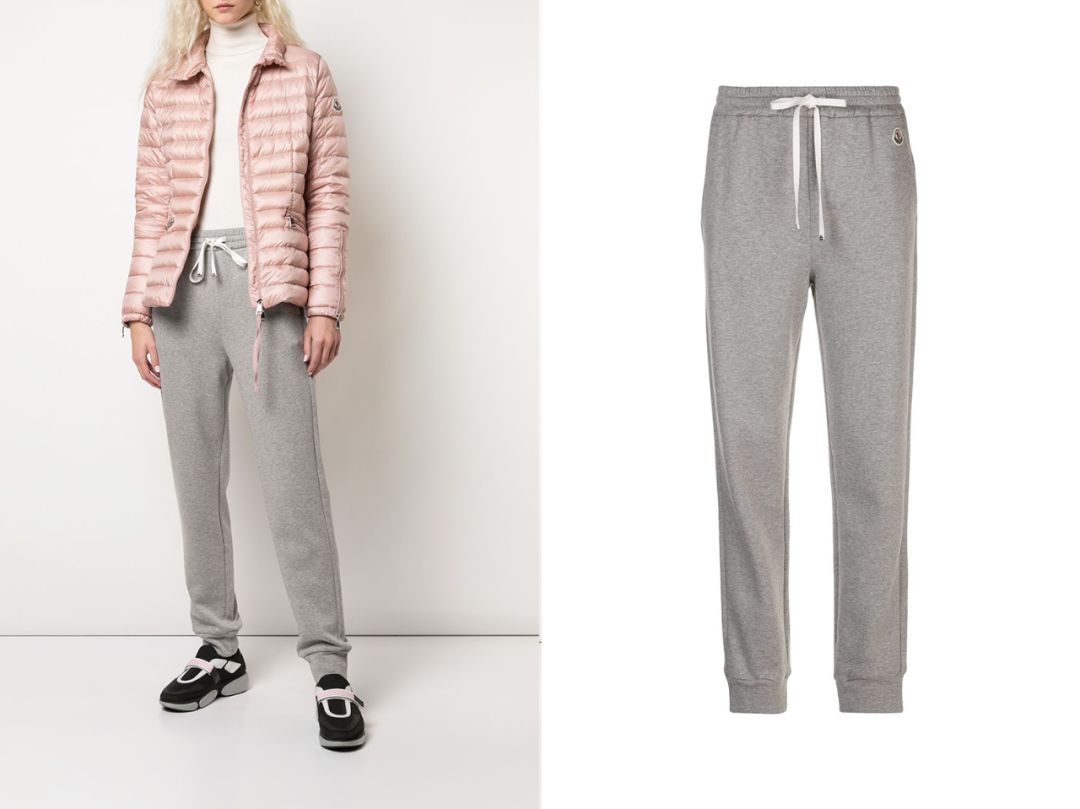 moncler抽绳系腰运动裤可购于:https://www.farfetch.