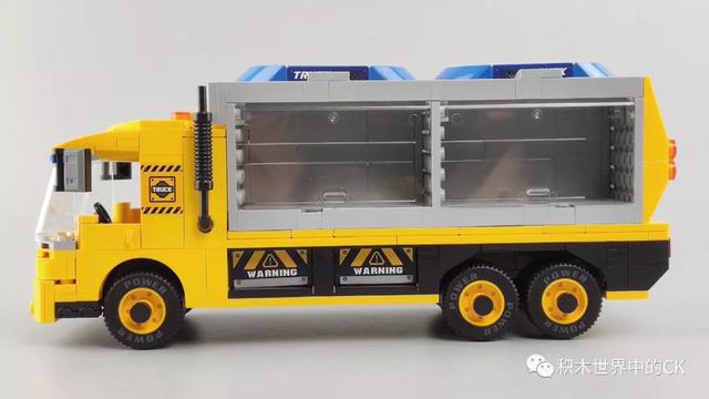 潘洛斯积木659001积木收纳变形车工程系列