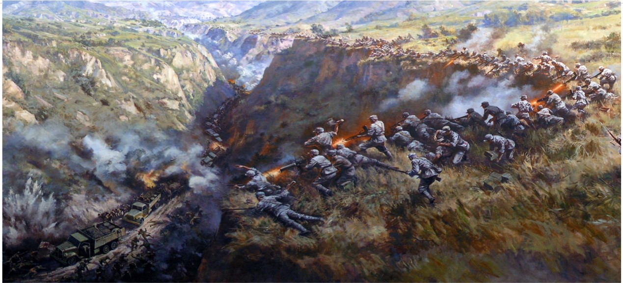中国战争画面图片