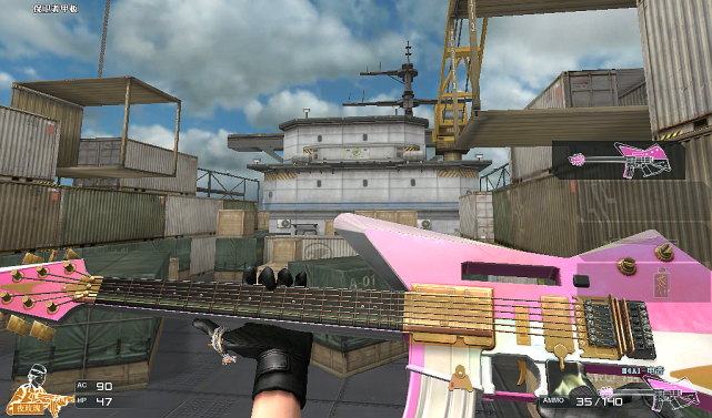 而今天要和大家说的这款m4a1-guitar 炫彩就是众多皮肤版中非常亮眼的