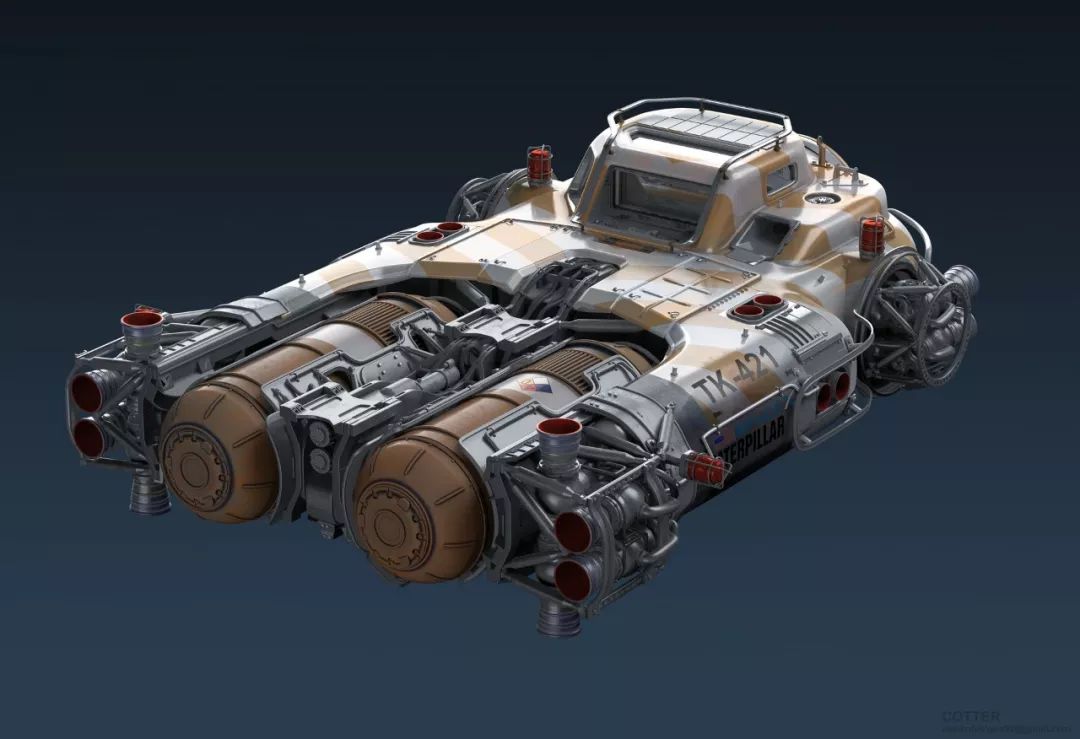 【美术鉴赏】3d模型作品分享,好莱坞3d艺术家joshua cotter