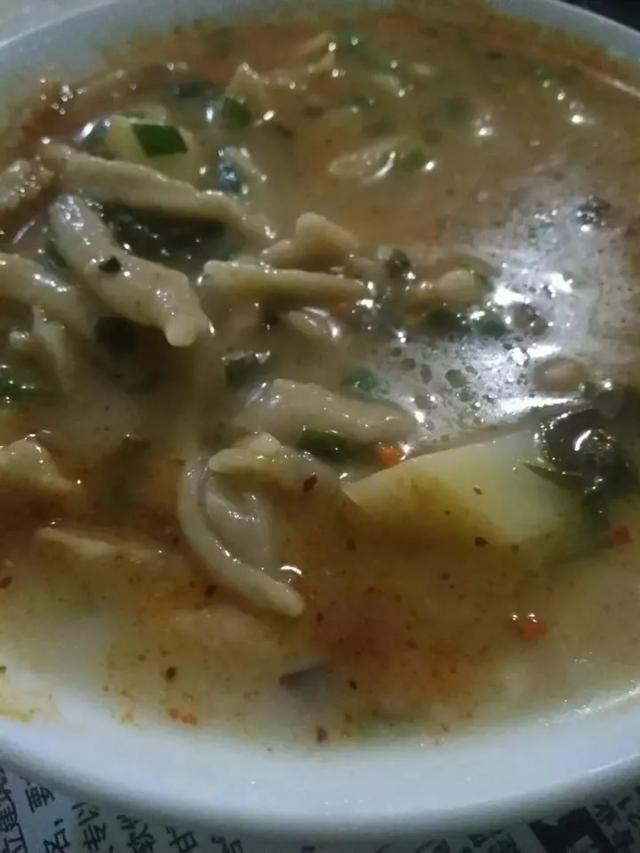 甘肃定西农家浆水杂粮饭一一一懒疙瘩雀舌面