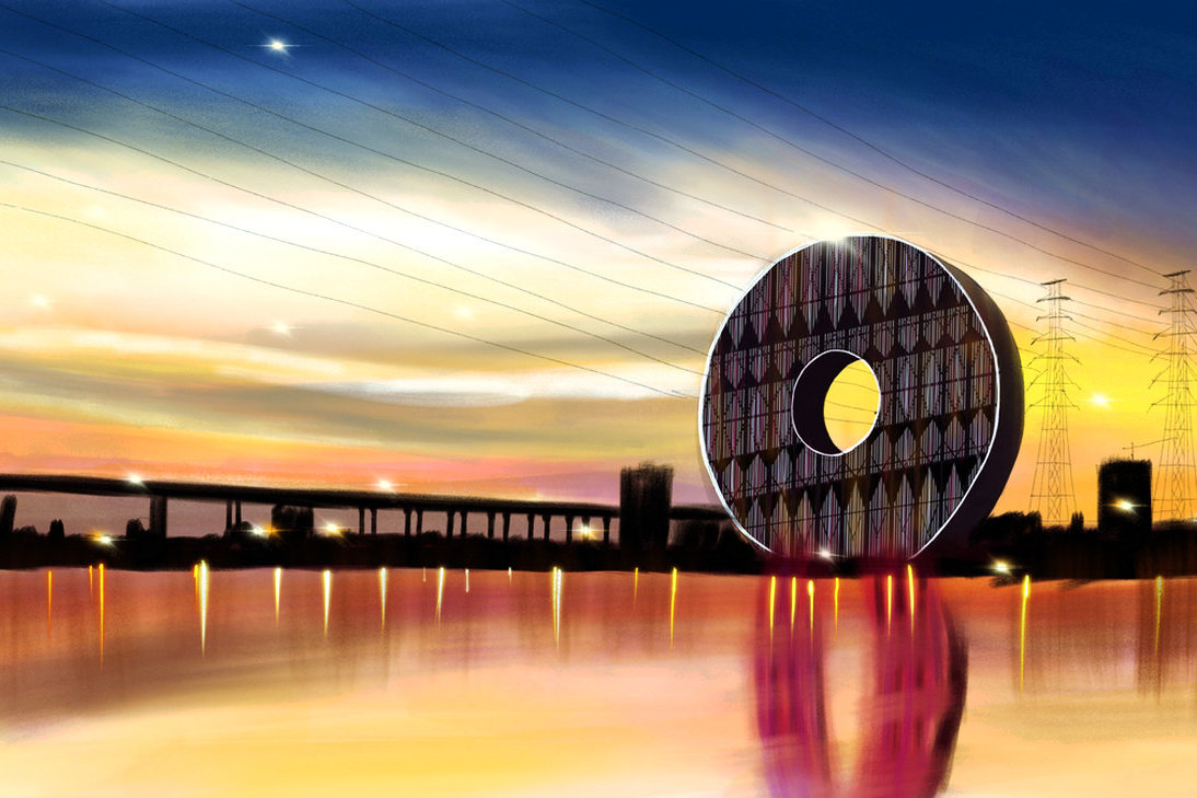 广州这幢10亿建设的大厦,设计灵感源自"古玉璧",游客:像铜钱