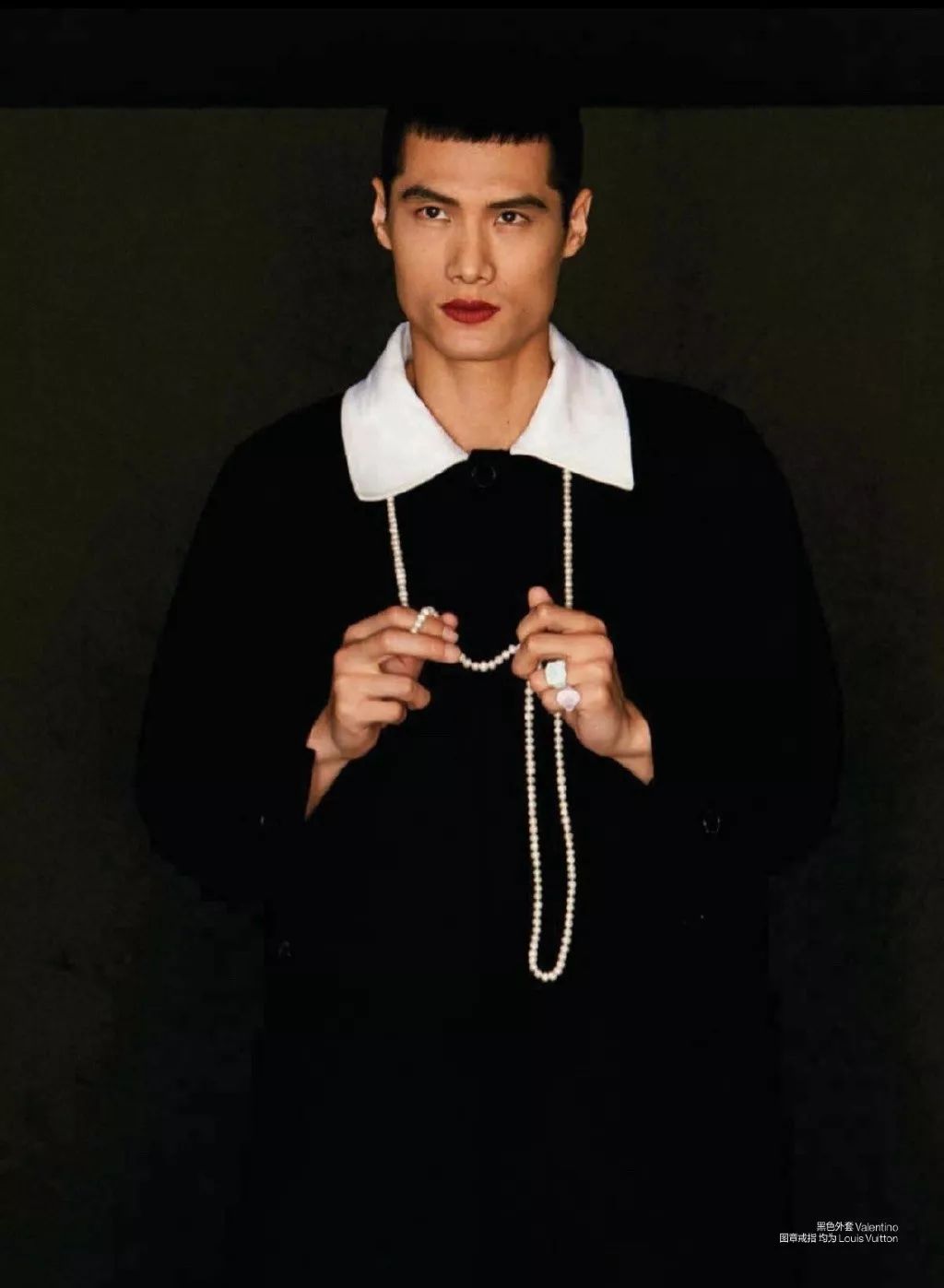 郝允祥出境中国版《gq 》一月刊时尚大片"奥兰多 orlando"邹玉婷,魏