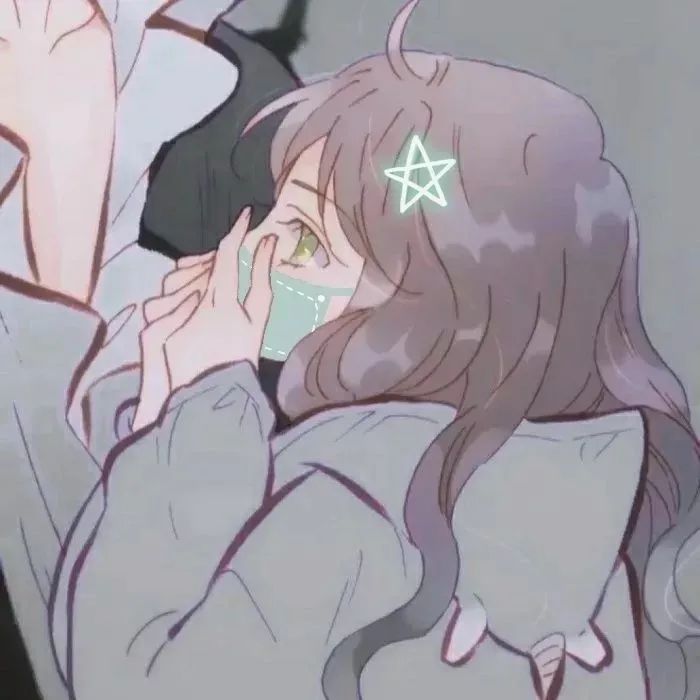 抖音超火的口罩情侣头像单身人士非常羡慕