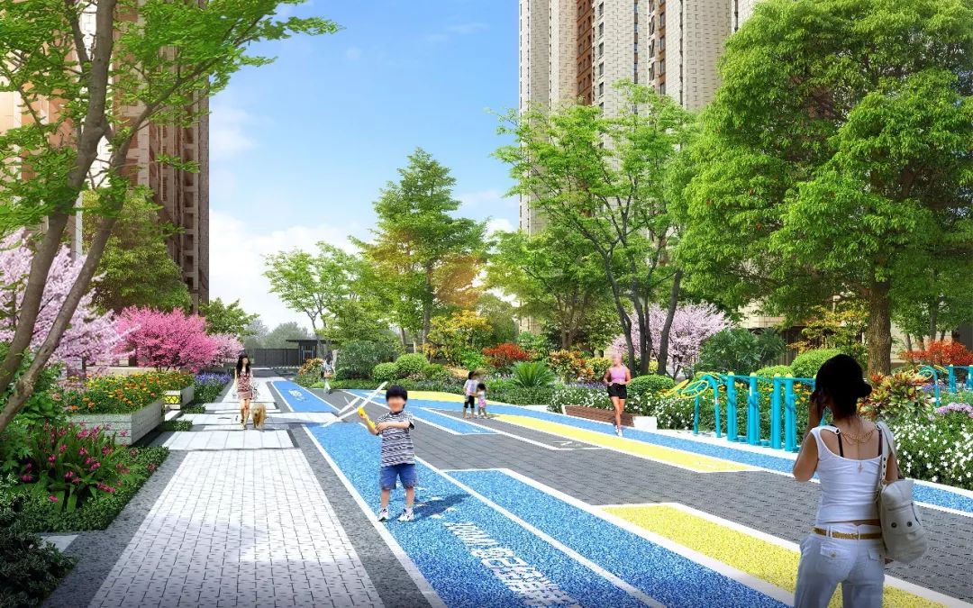 于是秉承活力生活的设计理念,建造全城热炼空间,打造约365m环形跑道