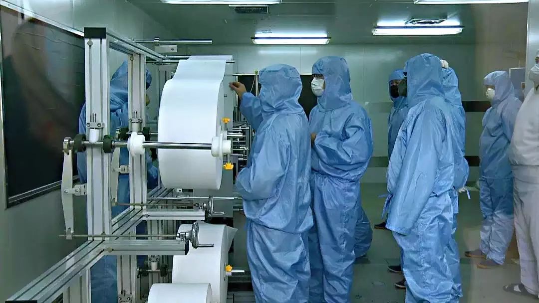 与时间赛跑为生命护航龙江n95口罩生产线10天投产