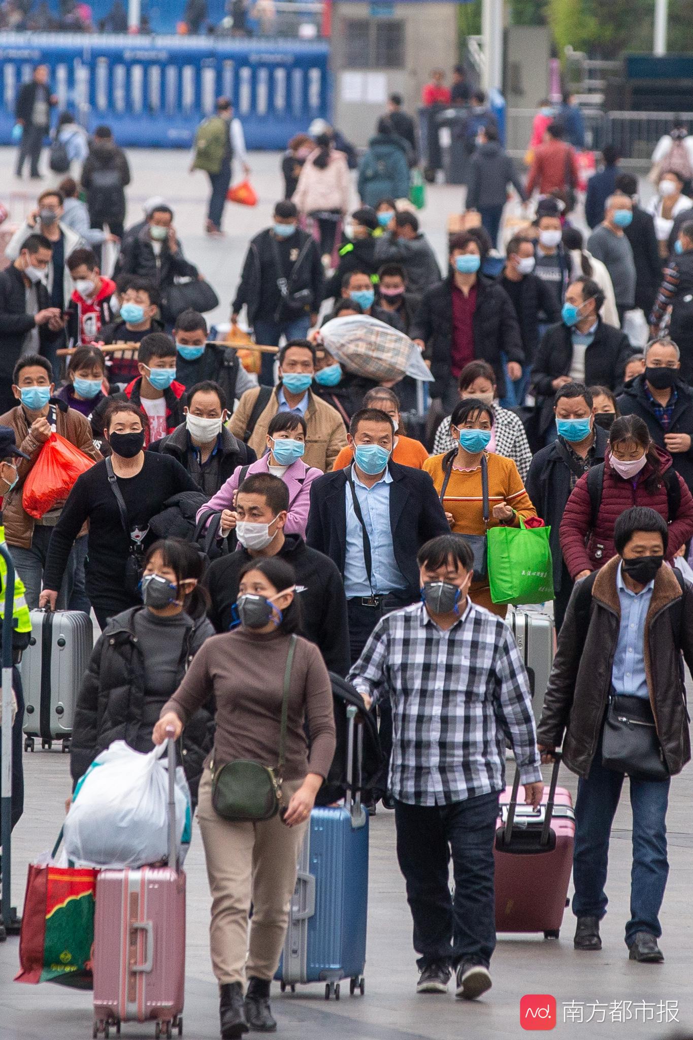企业复工,人员返城,广州,深圳,东莞,佛山等城市的防疫形势更加严峻.