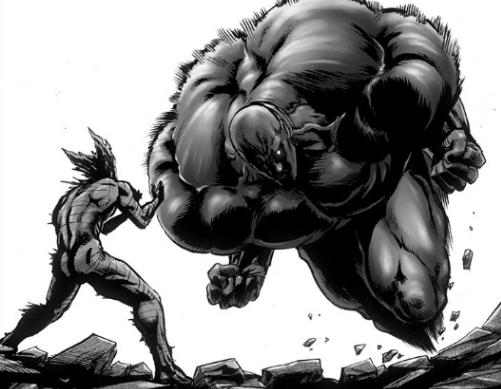 一拳超人:用巨人药剂辅助黑光,实力能否超越大蛇?_肌肉