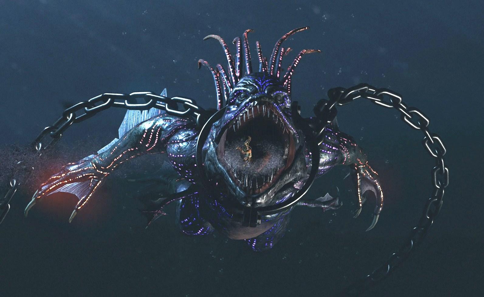 《深海异兽》克苏鲁大海怪造型曝光,原来不是蜈蚣怪