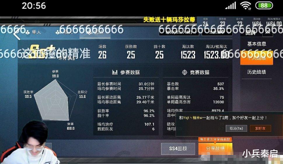 难言创和平精英史上最高淘汰后被封禁?本人承认错误,粉丝原谅他