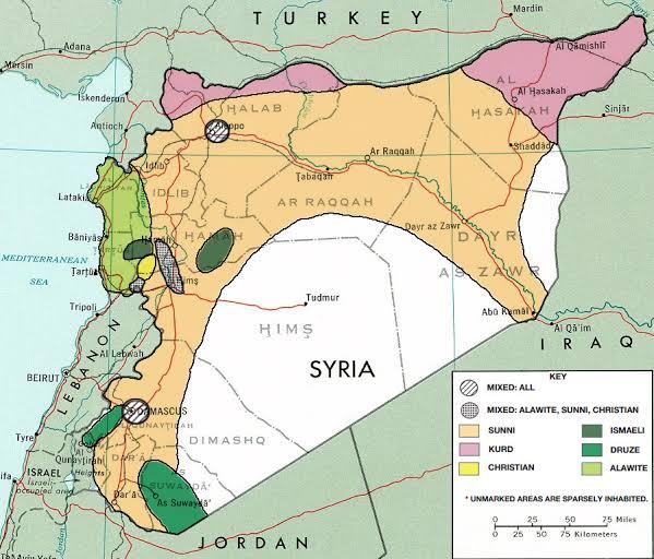 叙利亚收复领土示意图图片