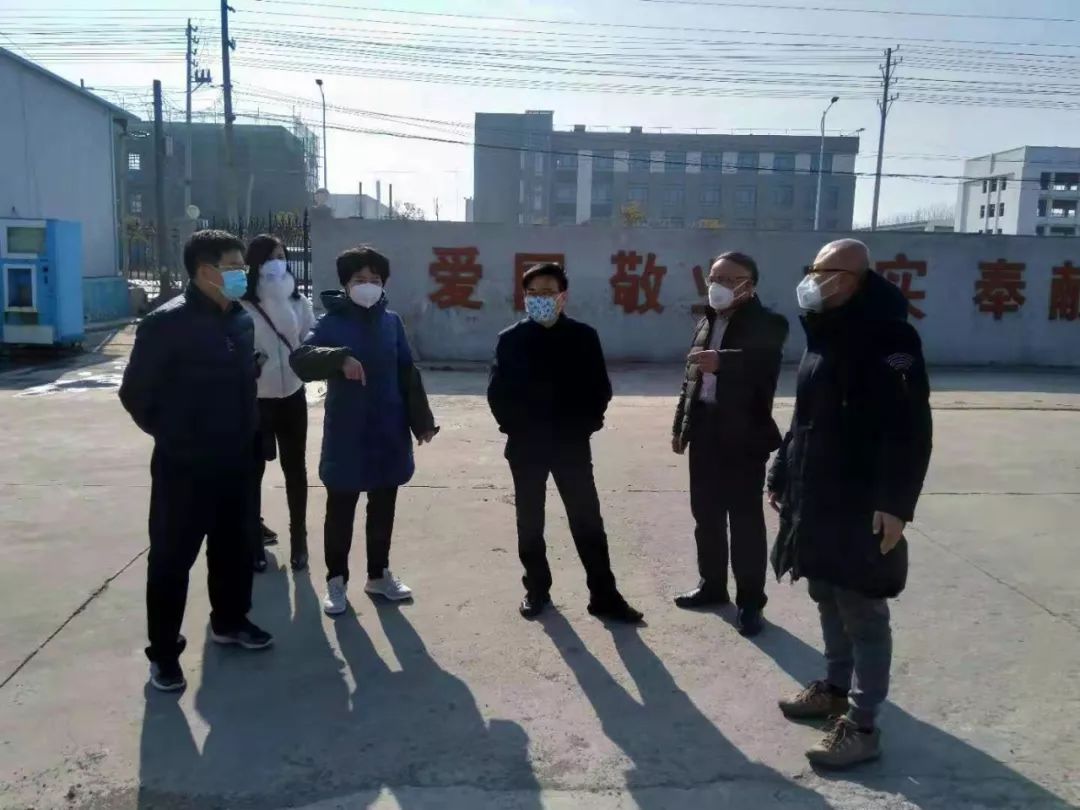 沛县县委常委政法委书记辛传坤一行指导金石公司复工和检查疫情防控