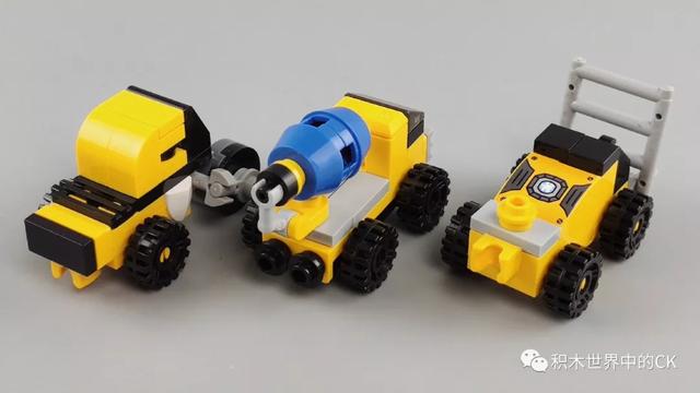 潘洛斯积木659001积木收纳变形车工程系列