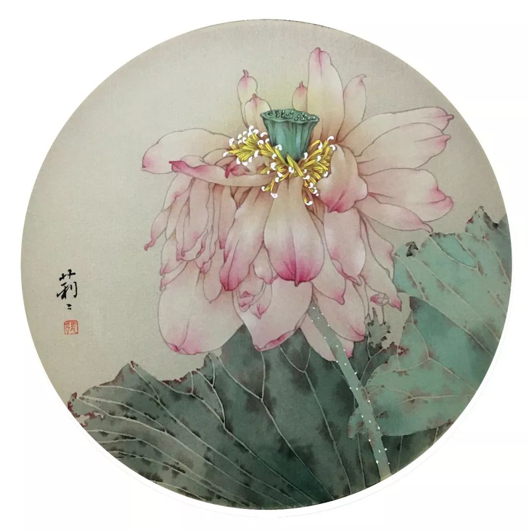 张莉莉2020年没骨牡丹太湖石花卉班3月3日开课