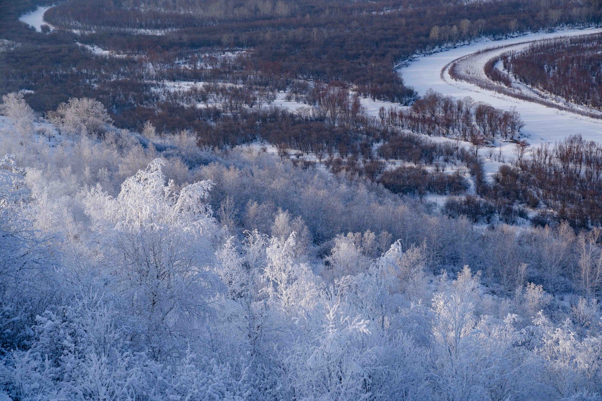额尔古纳冬季图片