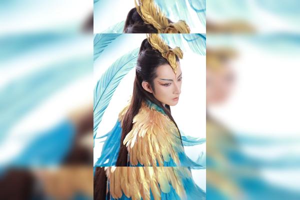 神话映像凤凰拟人造型快去看化妆教程吧李孟羲小梦coser小梦